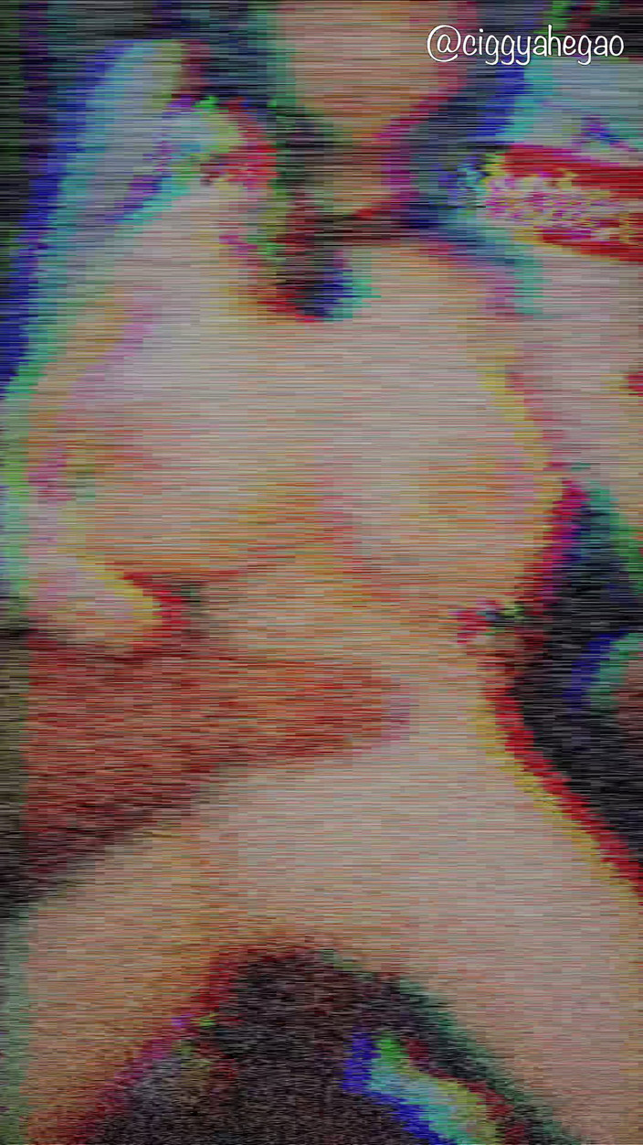 CiggyAhegao: Cocogoat Ganyu yüzüne boşalana kadar yarağımı sağıyor! 65 cm mini hentai...