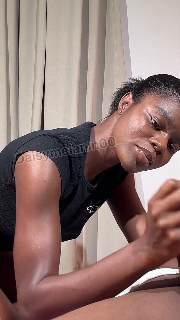Daisy_Melanin20s: So Much Cum! Slow Edging Handjob with Unreal Cum Explosion