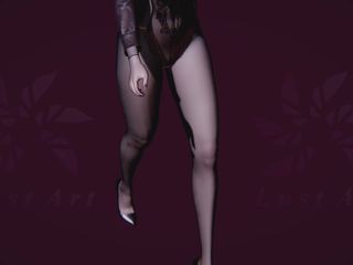 Lust art 3D: Подиум шаловливой Rachel