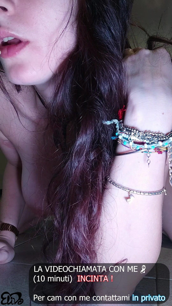 ElivaLove: Erotic Video Call with Pregnant Camgirl!