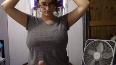 Miss Nat: Dirty whore titfucks neighbor
