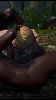 3 Goblins DP와 딥 쓰리웨이에 따먹히는 3D 거유 수녀
