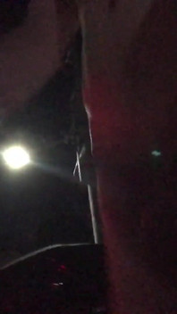 Camminare intorno ai vicini con una perdita di sborra nuda a mezzanotte - a West Park _ 210712