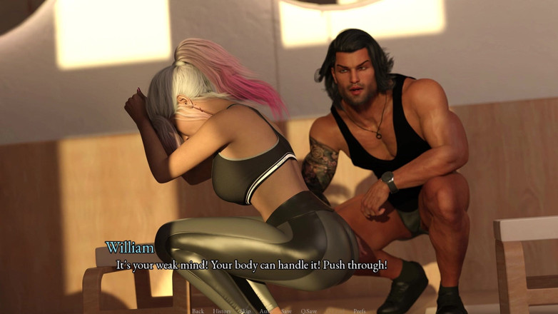 3D Cartoon Porn: Wo alles begann 19: william-kattie fitnessstudio pound