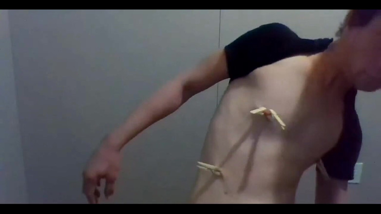LilTaste: Clothespin Play Fetish Fanclub Video of the Month