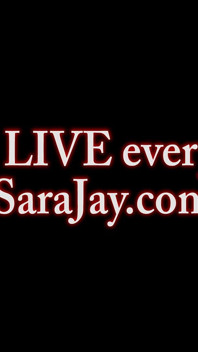 Sara Jay Black Bikini Tease