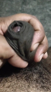 Hot Indian Boy Jerk a 6 Inch Big Black Cock