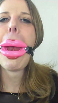 Cassie's BDSM Gag Talk Try on and Talk