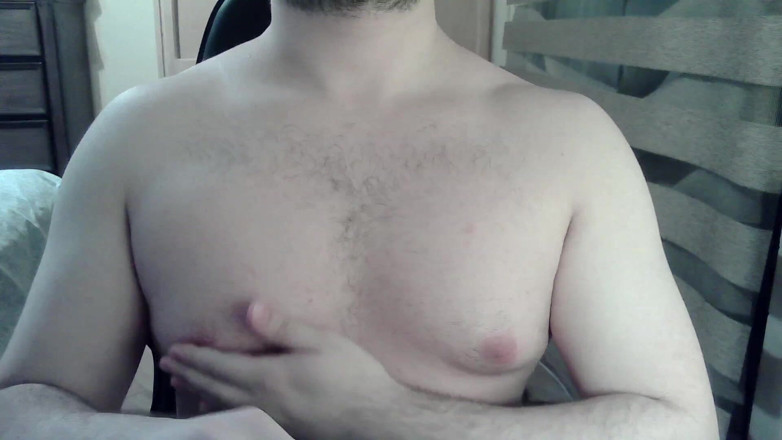 Himbo_Fox: Svalnatá camboy protahuje své svaly a dřepy