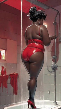 Elite Cuckold Club: Mistress Ebony BBW Realizando os Sonhos de Velhos Cornos Ricos. Desenho animado - romance visual