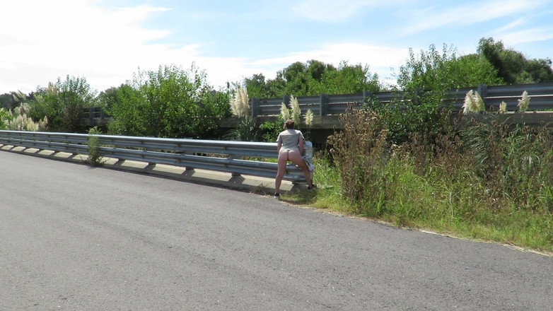Milfcamsex: Patricia on the Bridge Over the Road