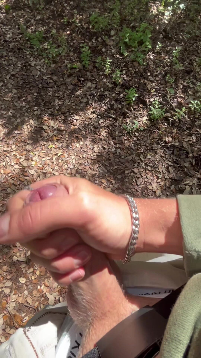 Axton Drake: Horny Bro Takes His Hard Cock Out for a Walk