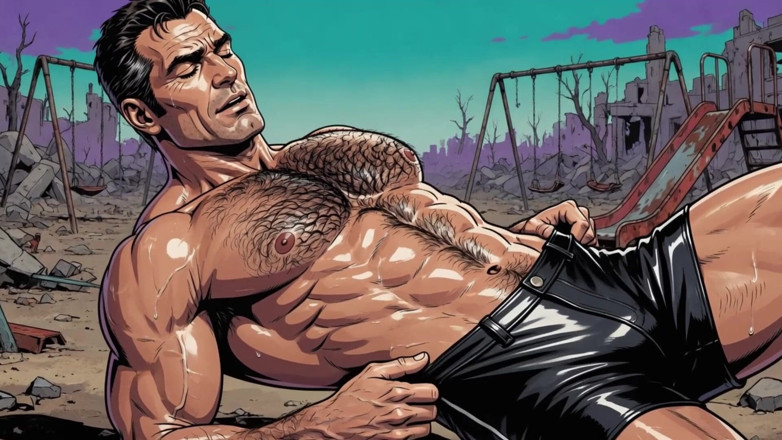 Erotic Man: Những người đàn ông nóng bỏng hoạt hình ngoài trời
