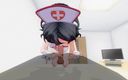 H3DC: 3D Hentai dagelijkse pijpbeurt van verpleegster