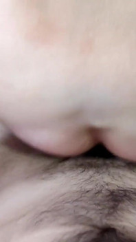 Oral Sex in Bedroom with a Brunette