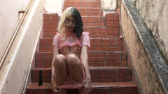 Plenna Filmes: Stairway taquine - le fantasme d’Azukat en POV avec des jouets