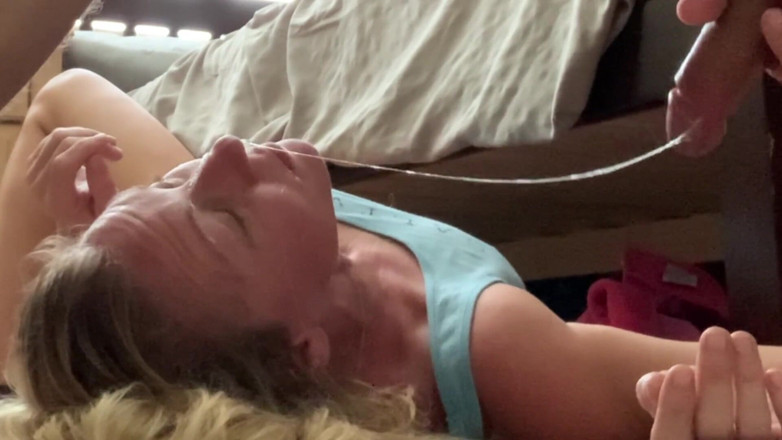 Farmers Wifey: Balls Deep Throat Pie Gagging Slave
