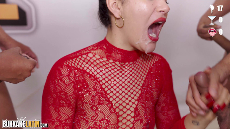 Bukkake Latin: Bukkake Latin - Rosex Argentina Culona Přijímá Spermie Na Litr.