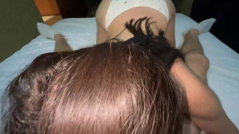Couple Of Pleasure: Dude Screams While He Cums in Her Mouth...