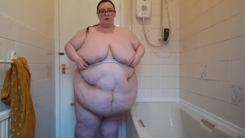 SSBBWLadyBrads: SSBBW för fet för att knulla ridning dildo misslyckas