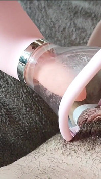 Morning Handjob with My Cute Sex Toy