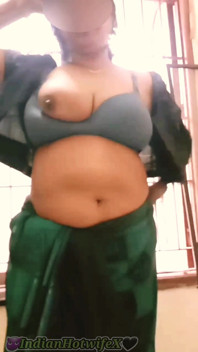 Desi Tamil Chubby Wife Lux Saree Wear Tease Shows Boobs Belly Hairy Pussy Ass! Indianhotwifex