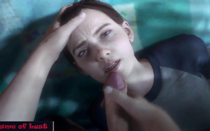 Game of Lust 3D: Тінка Еллі робить мінет і отримує камшот на обличчя, відео від першої особи