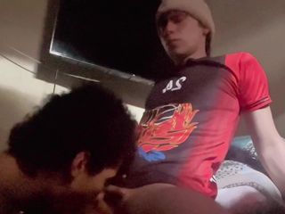 Icyhot707: Sucking My Friend in My Room