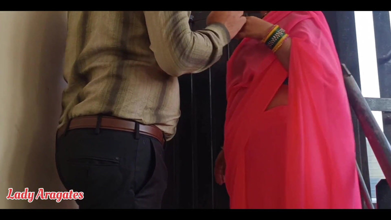 Hotty Jiya Sharmaa: Young Desi Bhabhi Pleased the Landlord by Getting Her Pussy...