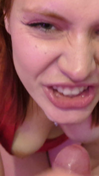 Deepthroat Blowjob to My Boyfriend with Cumshot on Face
