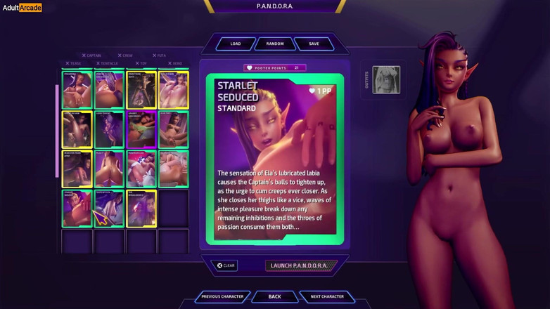 LewdArcade: Subverse Elaisha Kolekce sexuálních scén [část 02] Gallery Game Play [18+] porno hra...