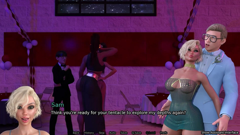 Studio-77: 继妹肛交 - 性爱机器人色情游戏