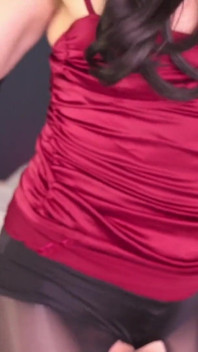 Jessica's Burgandy Dress
