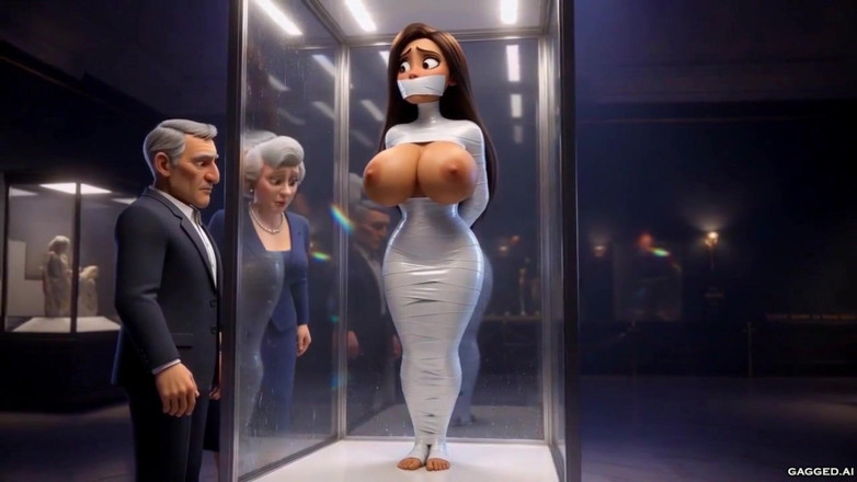 Gagged AI Cartoons: La mostra the living