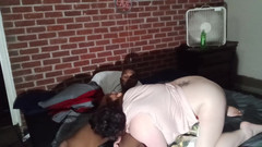 Big uhaul: Ragazza bianca con un culo grosso e lungo cazzo nero