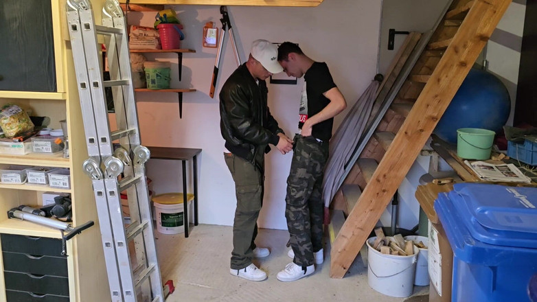boyzxy212: Fucked My Gay Bitch Raw in the Workshop and Shot...