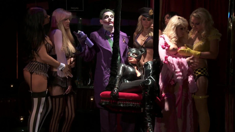 CBD Media: Batman joker and catwoman having orgy in the club.