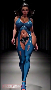 Sexy Big Booty Catwalking Thick Ass Model