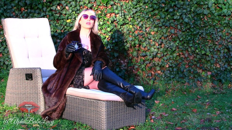 Alpha Babe Lucy: Human Ashtray &amp; Dirty Boots Worship