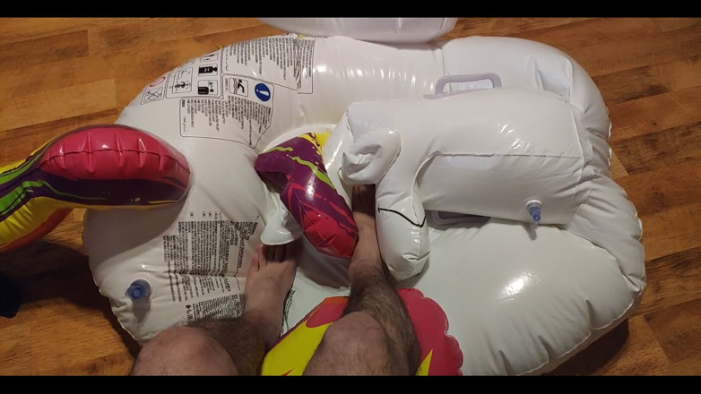 Floatie Boy: Deflating My Inflatable Unicorn with My Feet