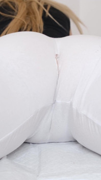 Wet White Leggings