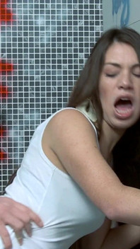 Small tits pornstar Tiffany Doll banged in the bathroom from Kane Turner