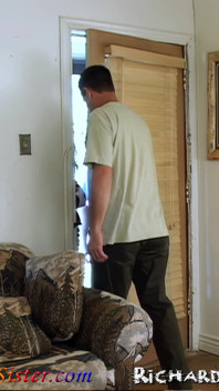 Fucking His Blue Eyed Stepsister as Her Stepbrother Films