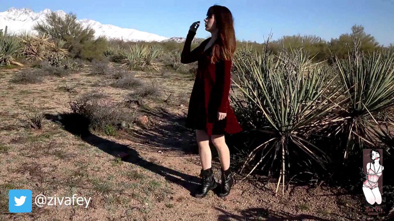Ziva Fey: Ziva modeling at Four Peaks