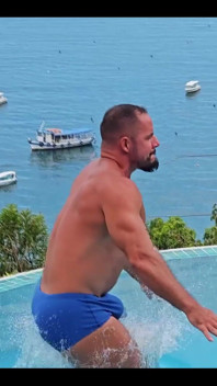 Swim Trunks Full of Dick