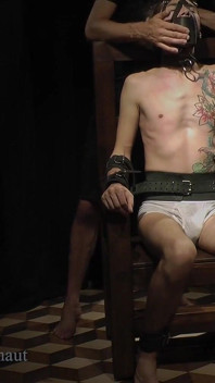 Nicky Throne Part 2: Gag Switch, Drooling, Armpit Tickling & Hair Trim