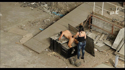 Lady Luciana Di Domizio: The big black cock in the factory