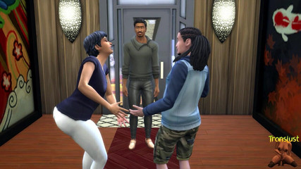 Trans lust: Versión completa - empleada de gran culo travesti se convierte en...