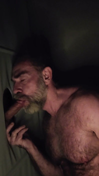 Bearded Man at Gloryhole