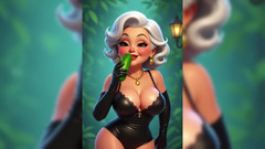 AI Porn: Animazione di cetriolo nonna